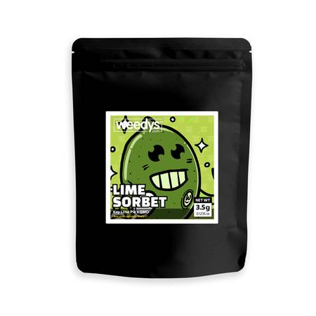 Weedys Lime Sorbet Mylar Eighth