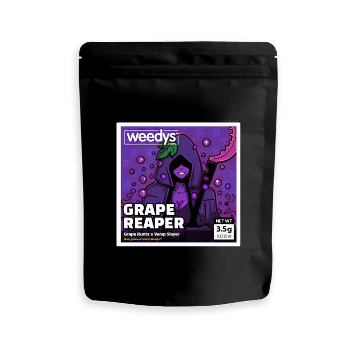 Eight Mylar Grape Reaper