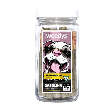 Weedys Gasolina Preroll Jar