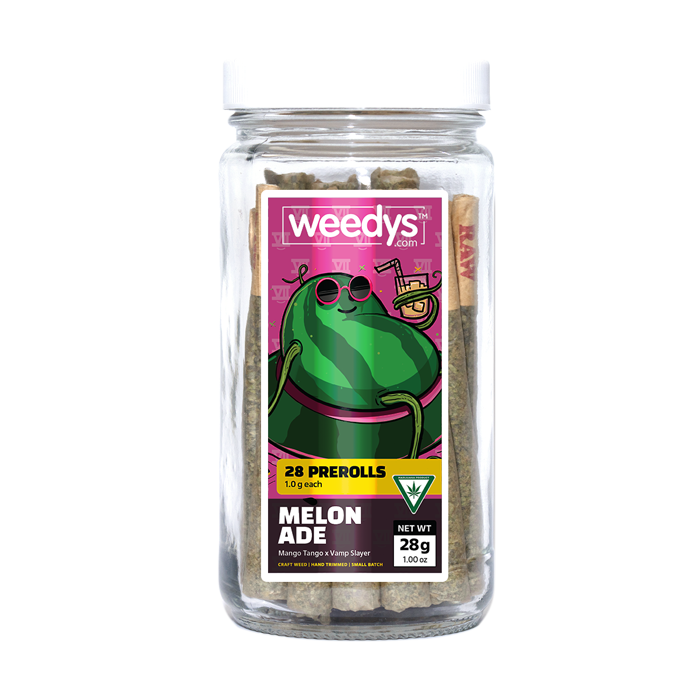 Weedys Melonade Preroll Jar Weedys Melonade Preroll Jar