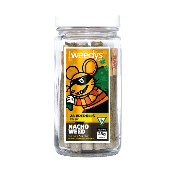 Weedys Nacho Weed Preroll Jar Weedys Nacho Weed Preroll Jar