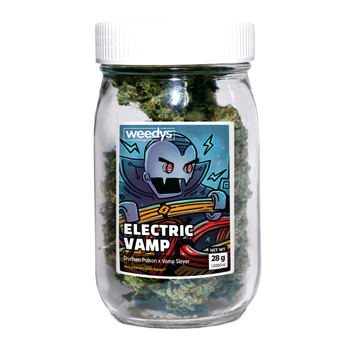 Weedys Electric Vamp Stash Jar Weedys Electric Vamp Stash Jar