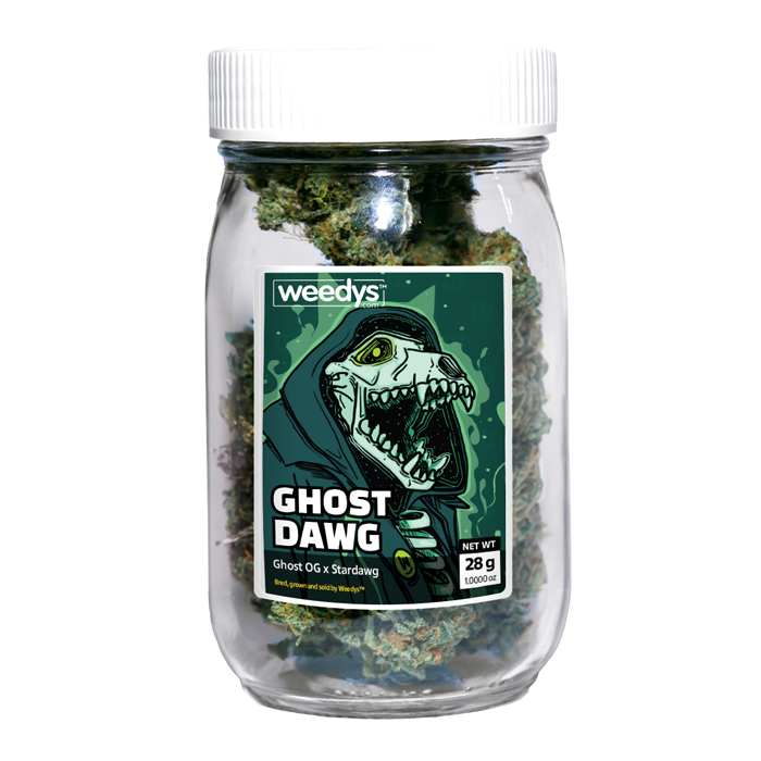 Weedys Ghost Dawg Stash Jar v2