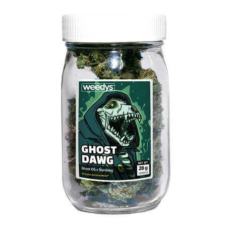 Weedys Ghost Dawg Stash Jar v2