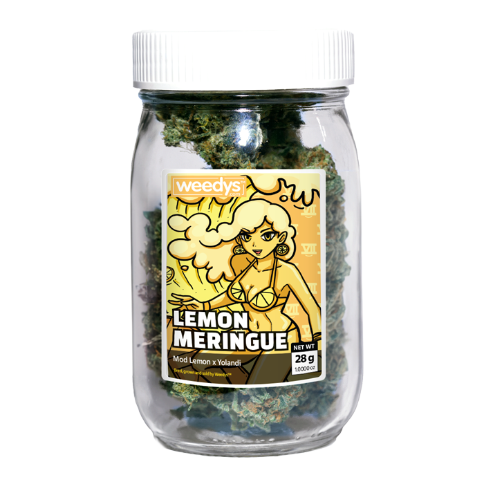 Weedys Lemon Meringue Stash Jar