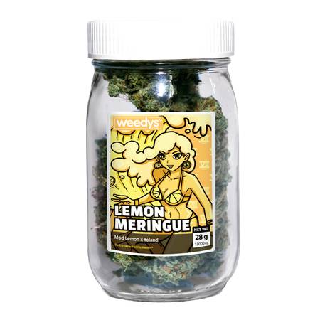 Weedys Lemon Meringue Stash Jar