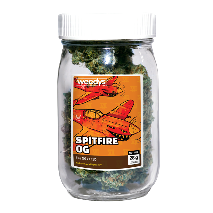 Weedys Spitfire OG Stash Jar Weedys Spitfire OG Stash Jar