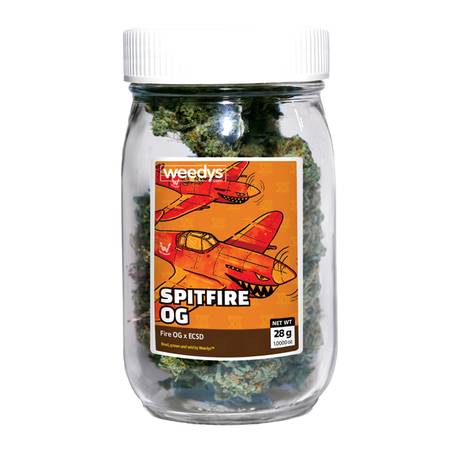 Weedys Spitfire OG Stash Jar