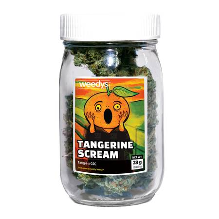 Weedys Tangerine Scream Stash Jar