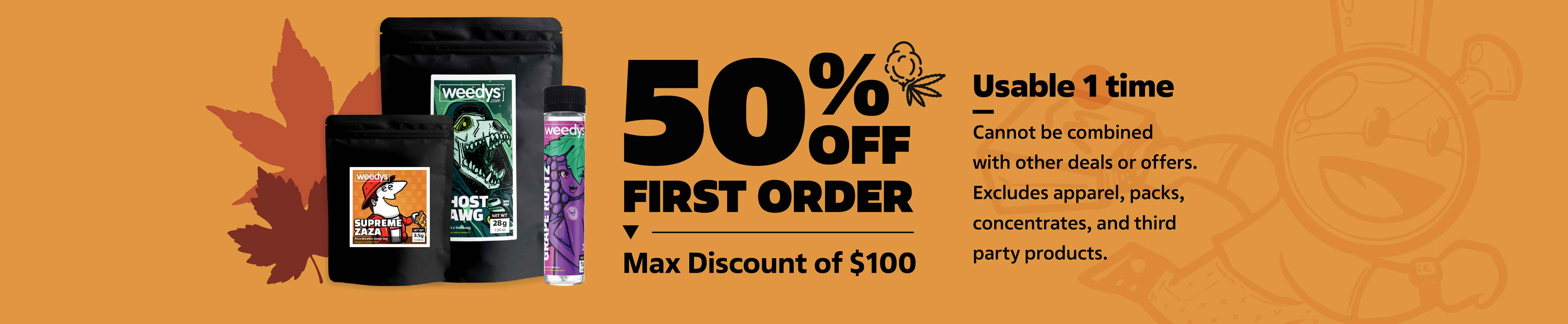 Weedys Fall Theme 50 Desktop Banner