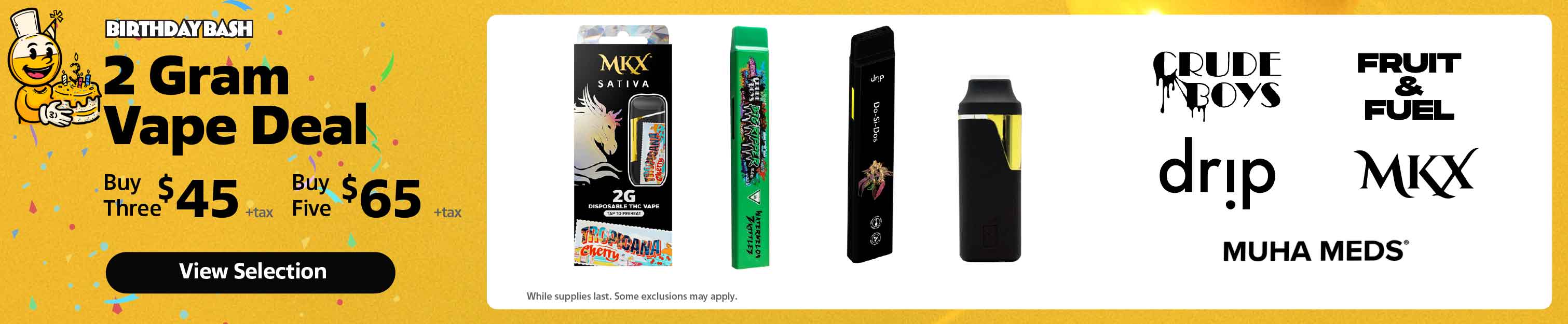 Birthday 2g Vape Desktop Banner