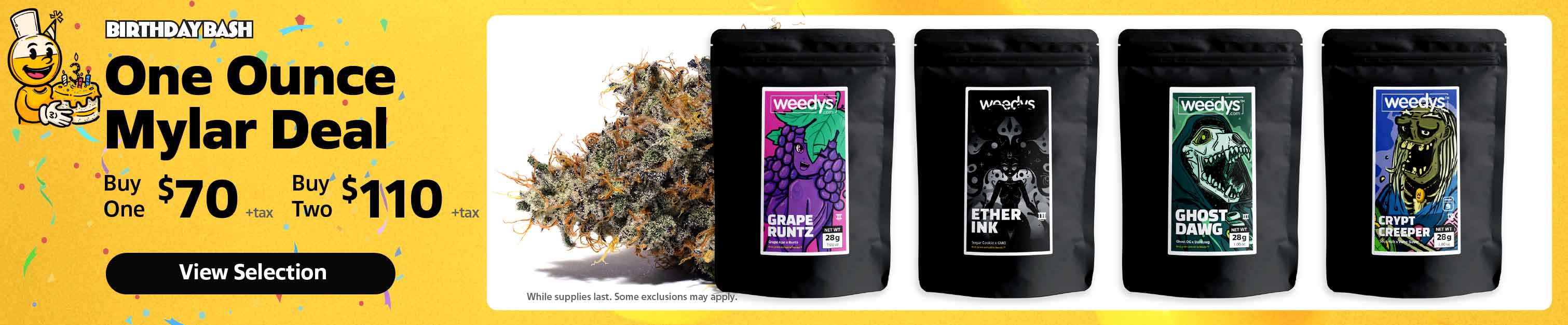 Birthday Ounce Deals Desktop Banner