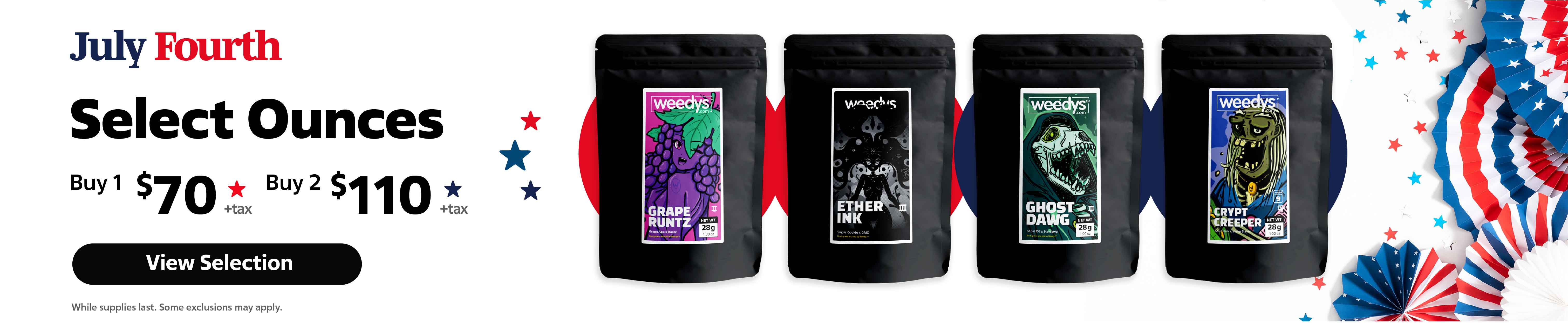 Select Ounces Desktop Banner July Fourth update