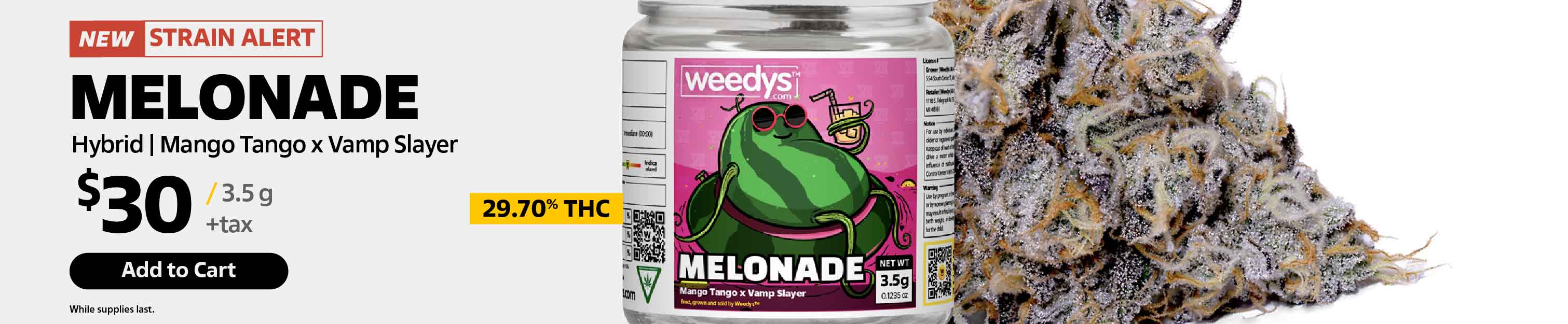 Weedys Melonade Desktop Banner