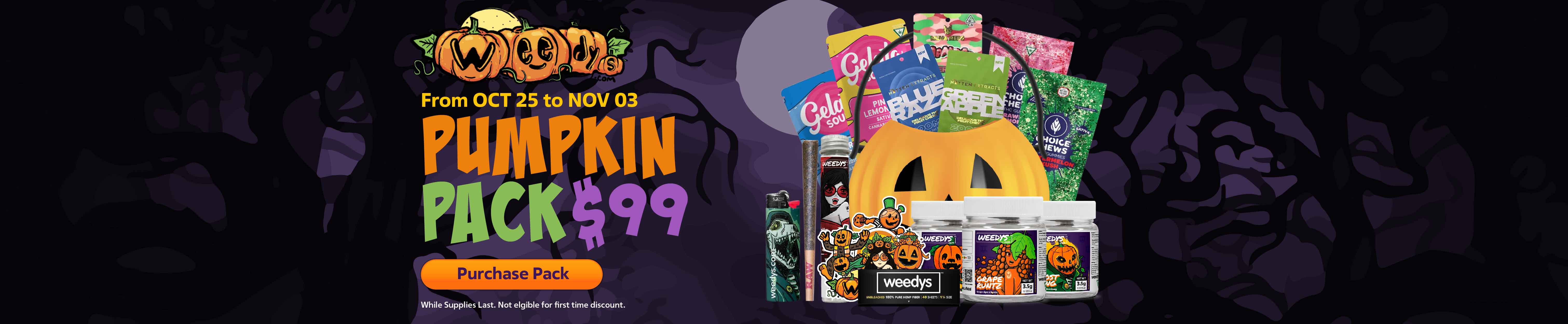 Weedys Halloweedys pumpkin pack 2024