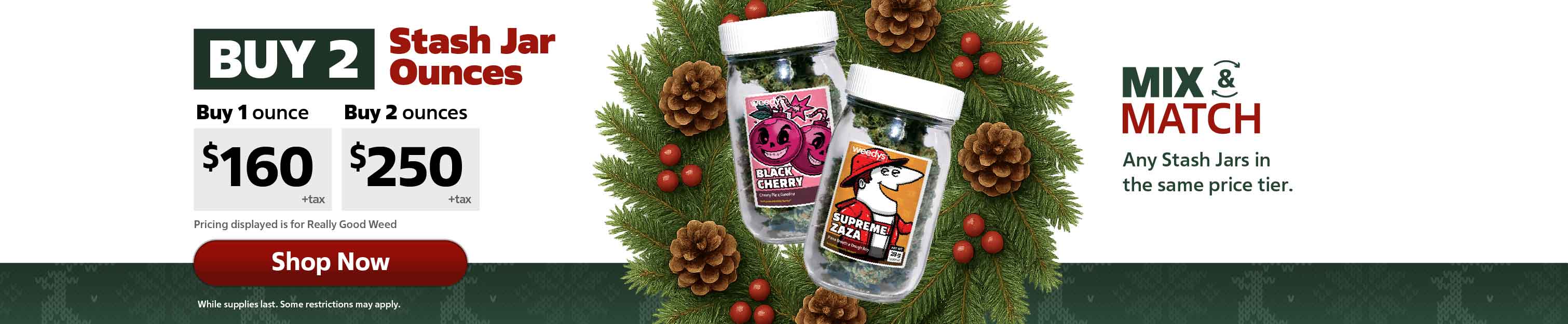 [WEEDYS] Banners xmas2025 buy2stash desktop v2