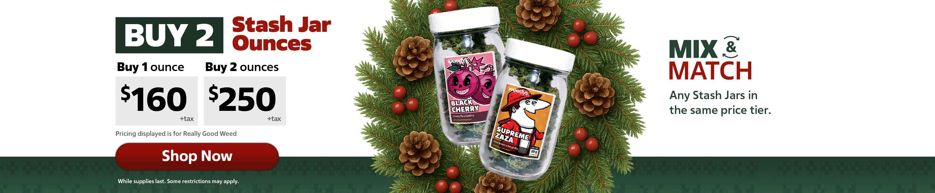 [WEEDYS] Banners xmas2025 stashjar v3 desktop