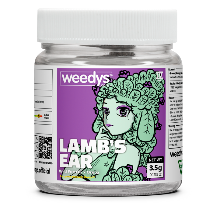 Weedys Lambs Ear Eighth