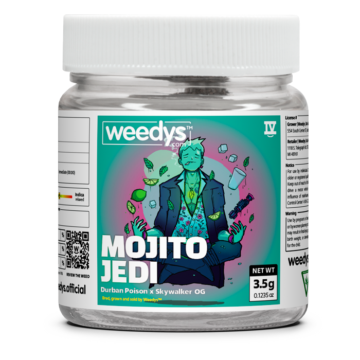 Max Pack 2.5 Oz - Weedys Mojito Jedi Eighth
