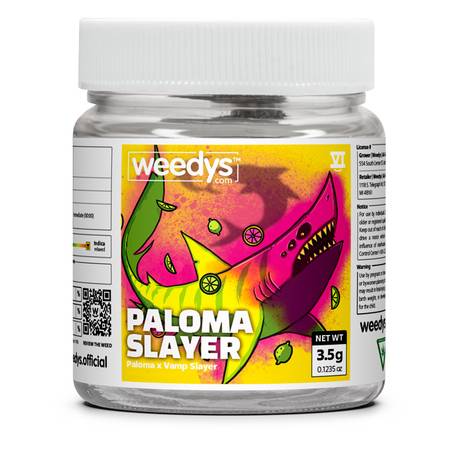 Weedys Paloma Slayer Eighth Jar