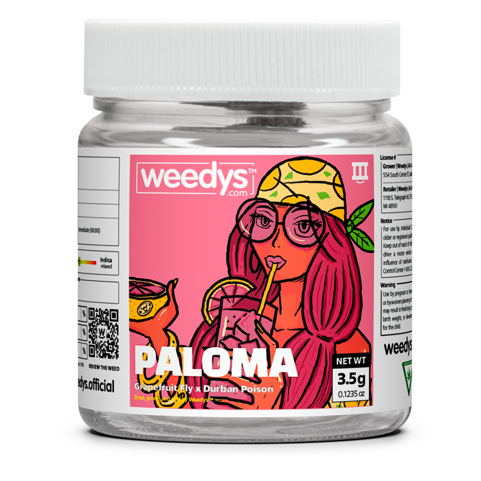 Max Pack 2.5 Oz - Weedys Paloma Eighth