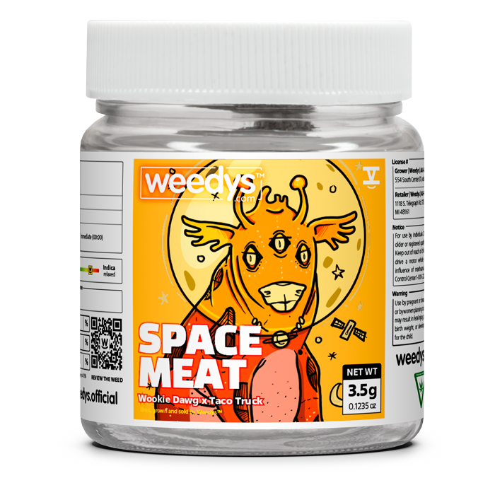 Max Pack 2.5 Oz - Weedys Space Meat Eighth