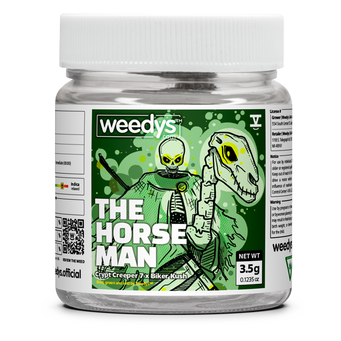 Max Pack 2.5 Oz - Weedys The Horseman Eighth