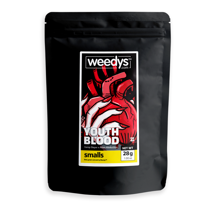 Weedys Youth Blood Smalls Ounce Mylar