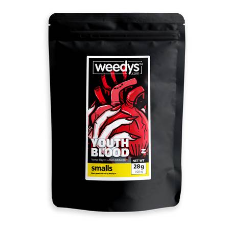 Weedys Youth Blood Smalls Ounce Mylar