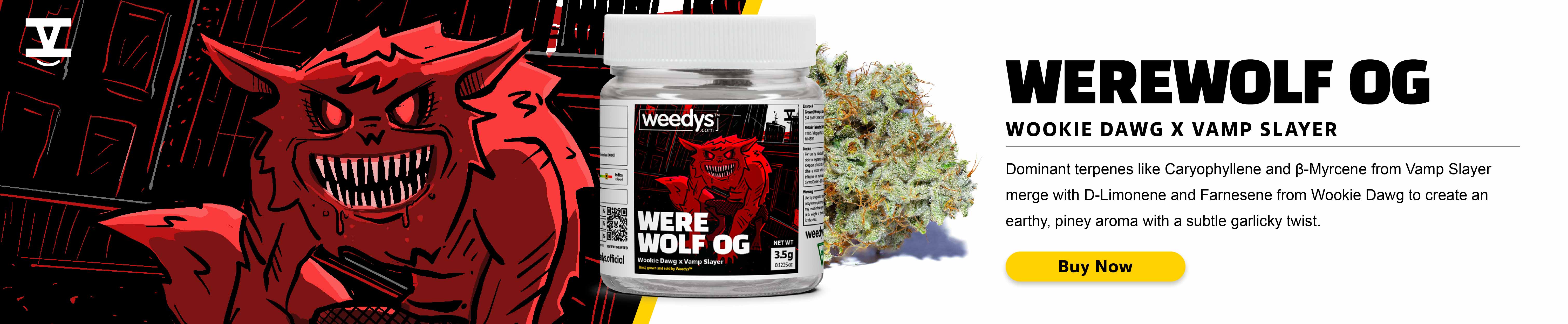 Weedys Werewolf OG Desktop Banner