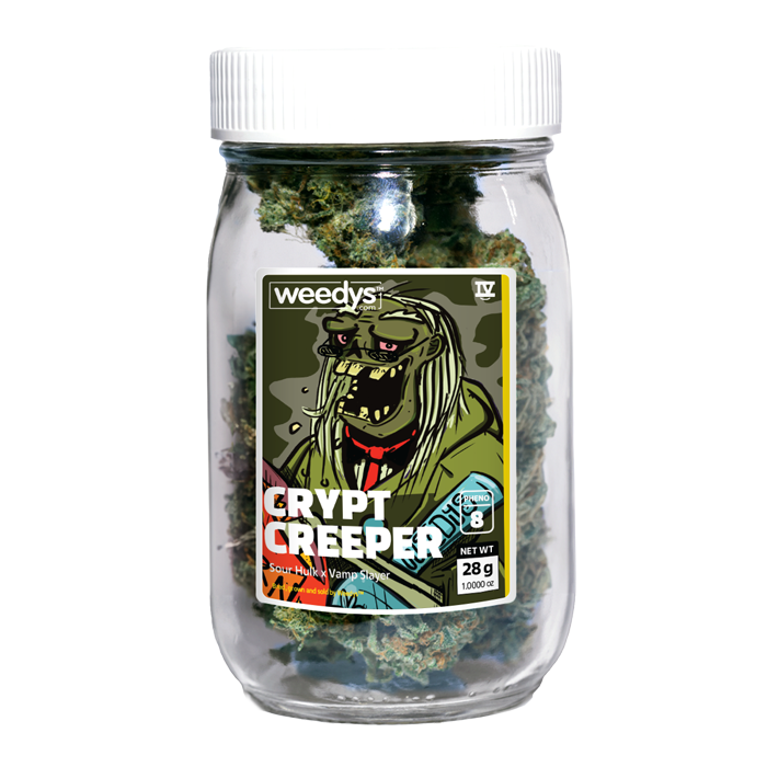 Weedys Crypt Creeper Pheno 8 Stash Jar