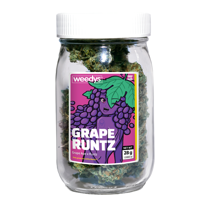 Weedys Grape Runtz Stash Jar