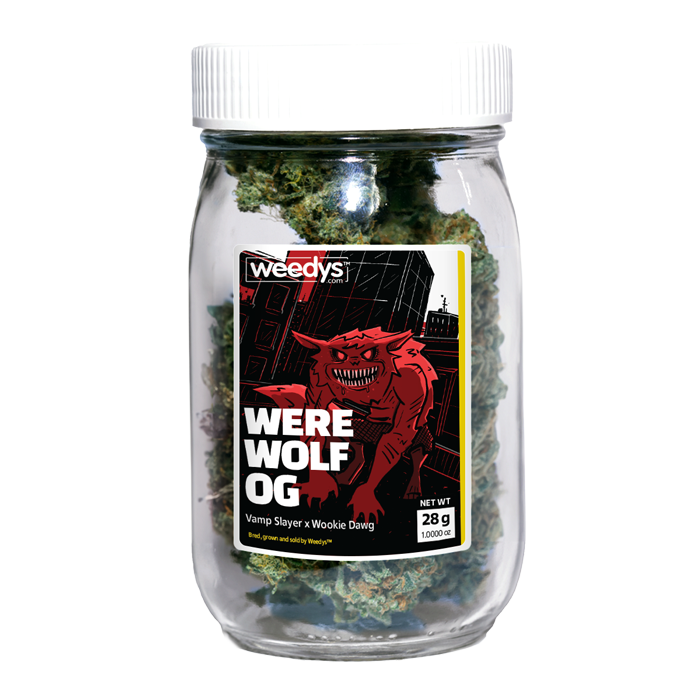 Weedys Werewolf OG Stash Jar