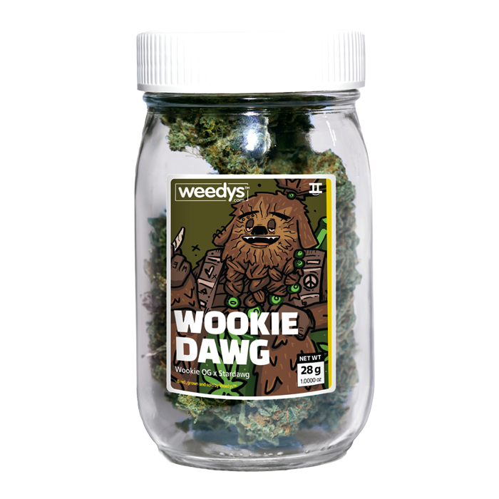 Wookie Dawg Stash Jar - Weedys Wookie Dawg Stash Jar