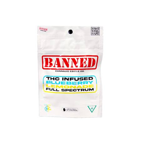 Banned THC Infused Blueberry Lemonade Gummies Banned THC Infused Blueberry Lemonade Gummies