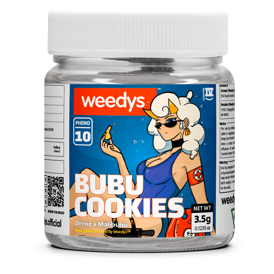 Weedys Bubu Cookies 10 Eighth