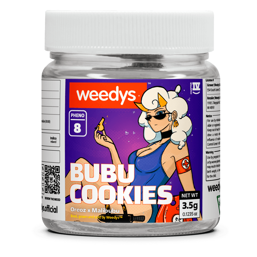 Weedys Bubu Cookies 8 Eighth