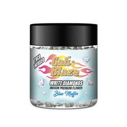 Caliblaze Blue Muffin White Diamonds Flower