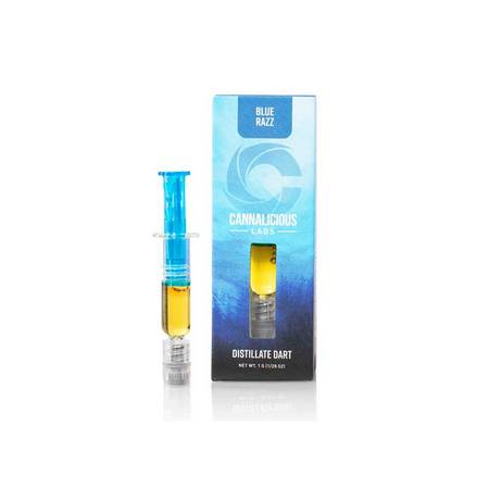 Cannalicious Distillate Dart Blue Razz