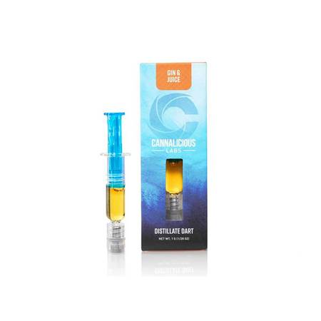 Cannalicious Distillate Dart Gin and Juice