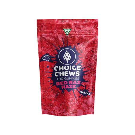 Choice Chews Cannabis Red Raz Haze