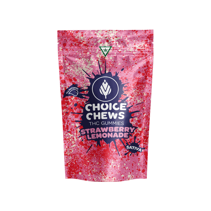 Choice Chews Cannabis Strawberry Lemonade