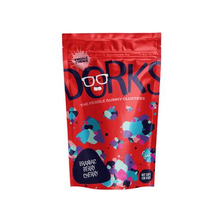 Choice chews Dorkz Brainiac Berry Cherry