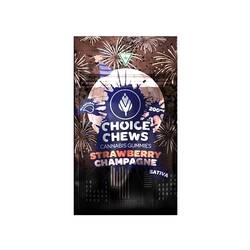 Choice Chews Strawberry Champagne Gummies