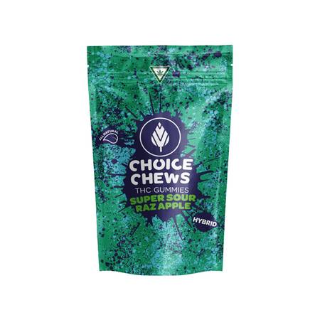 Choice Chews Super Sour Raz Apple