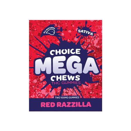 Choice Mega Red Razzilla Gummies