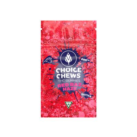 Choice Red Raz Haze Gummies