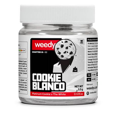 Weedys Cookie Blanco