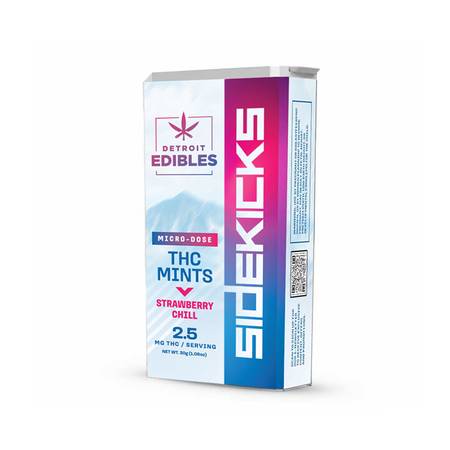 Detroit Edibles Strawberry Chill THC Mints