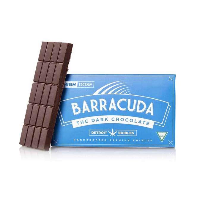 Detroit Edibles Barracuda Bar Dark Chocolate